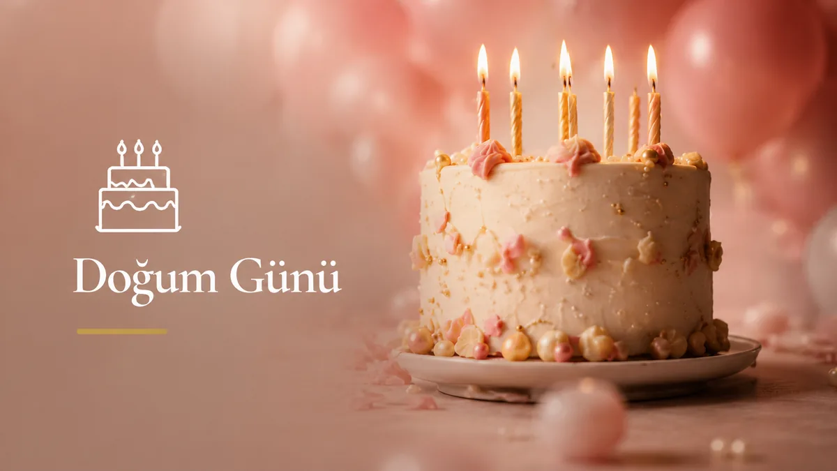 Doğum Günü davetiyesi