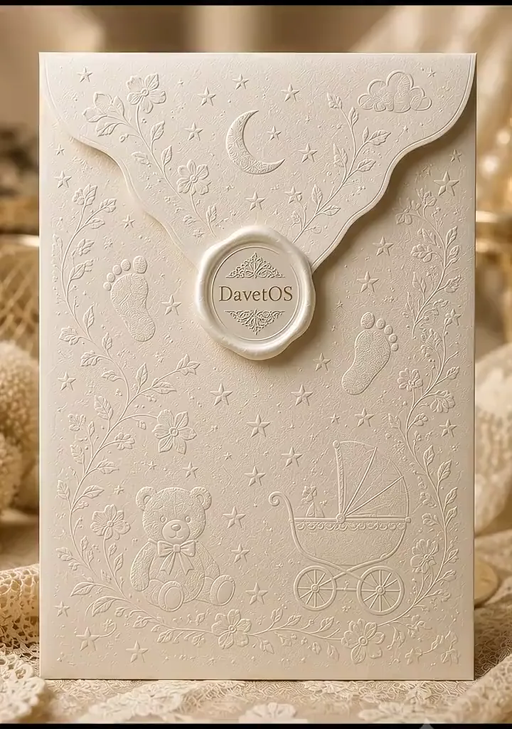 Minik Ayıcık davet kartı
