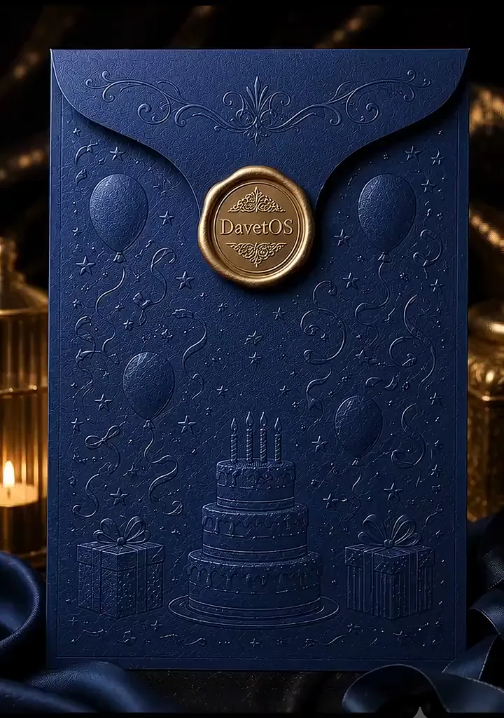 Balonlu davet kartı